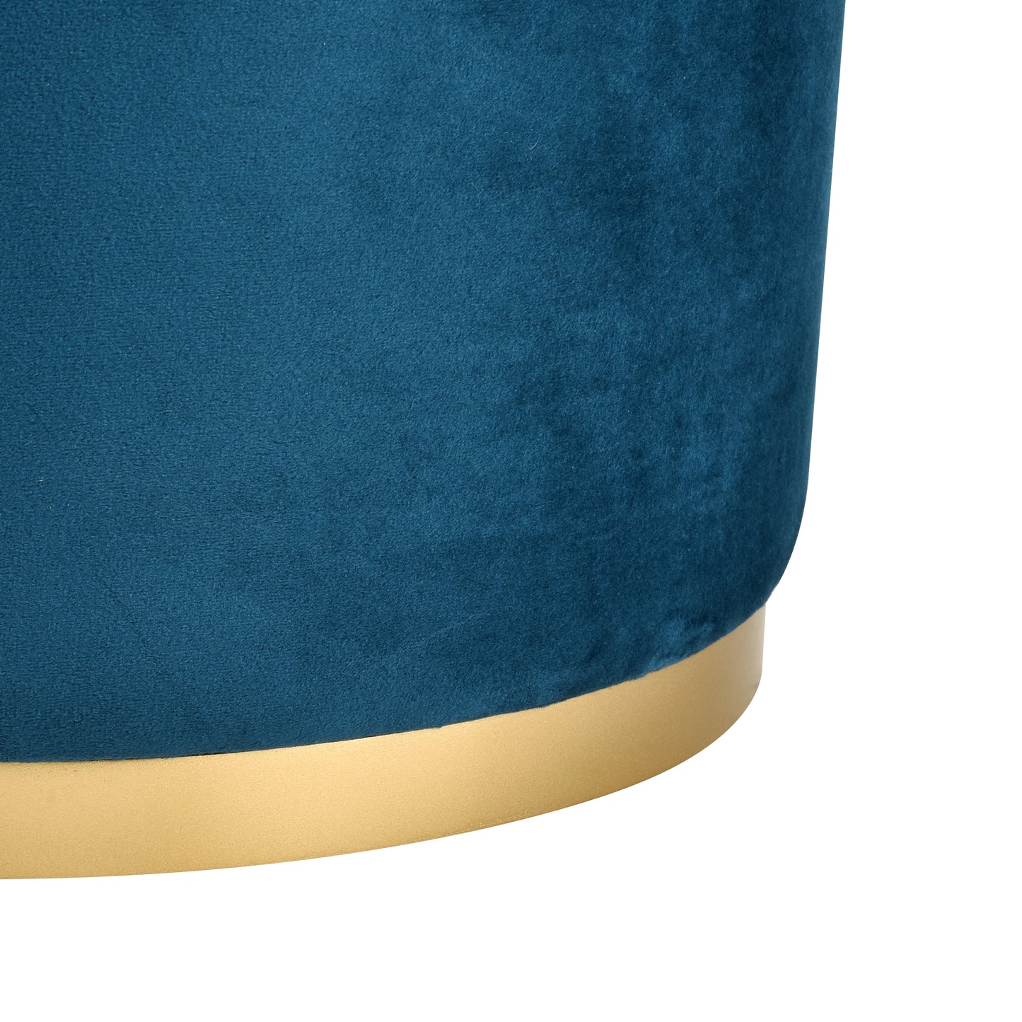 ELK STUDIO S0035-9180 Raina Ottoman - Navy