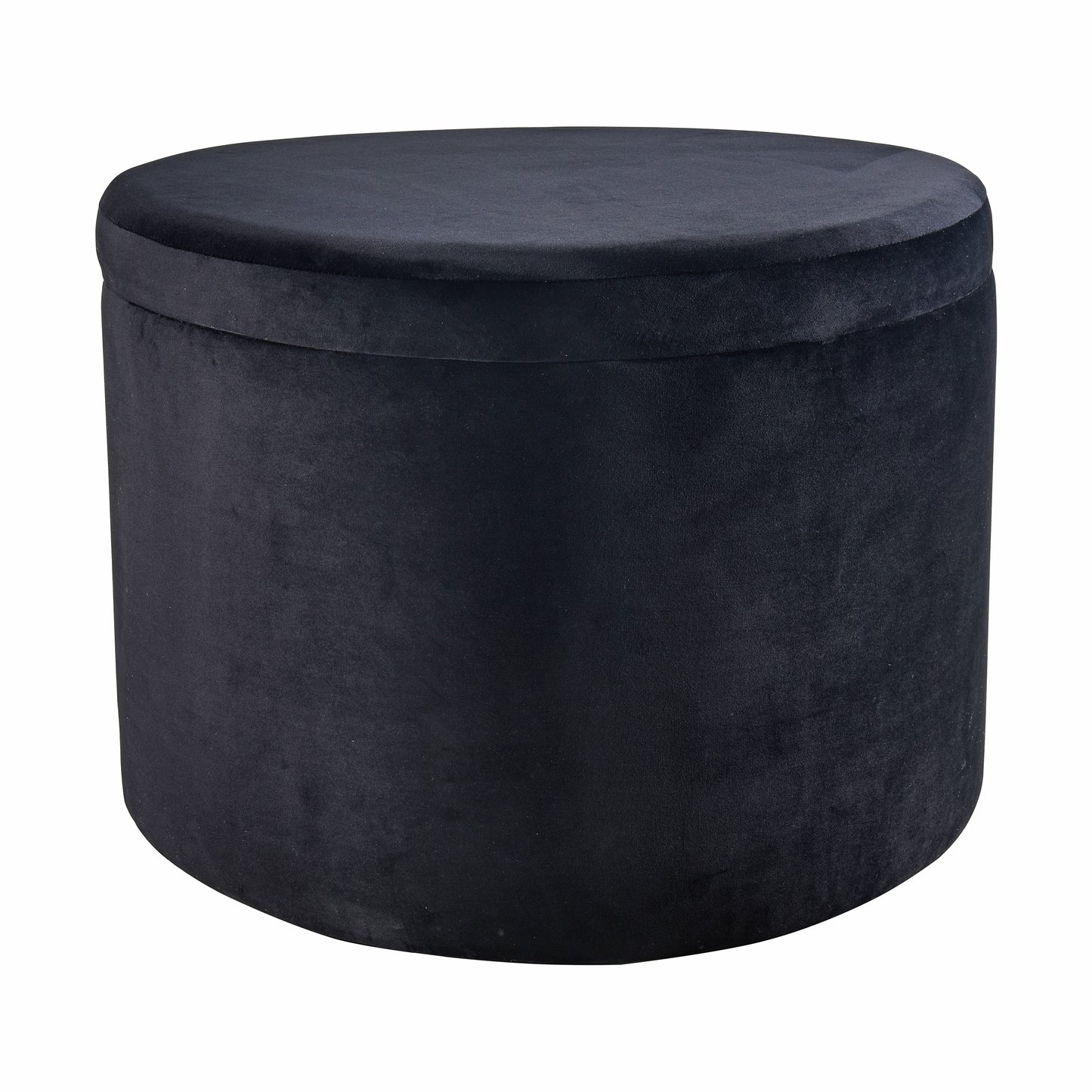 ELK STUDIO S0035-9184 Linder Ottoman - Black