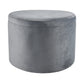 ELK STUDIO S0035-9185 Linder Ottoman - Charcoal