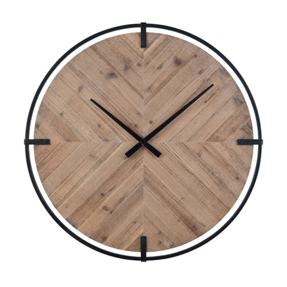 ELK STUDIO S0036-11276 Schiller Wall Clock - Natural