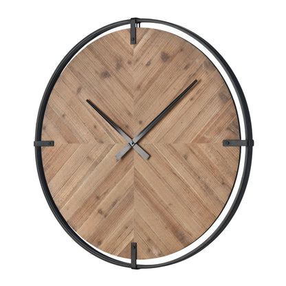 ELK STUDIO S0036-11276 Schiller Wall Clock - Natural