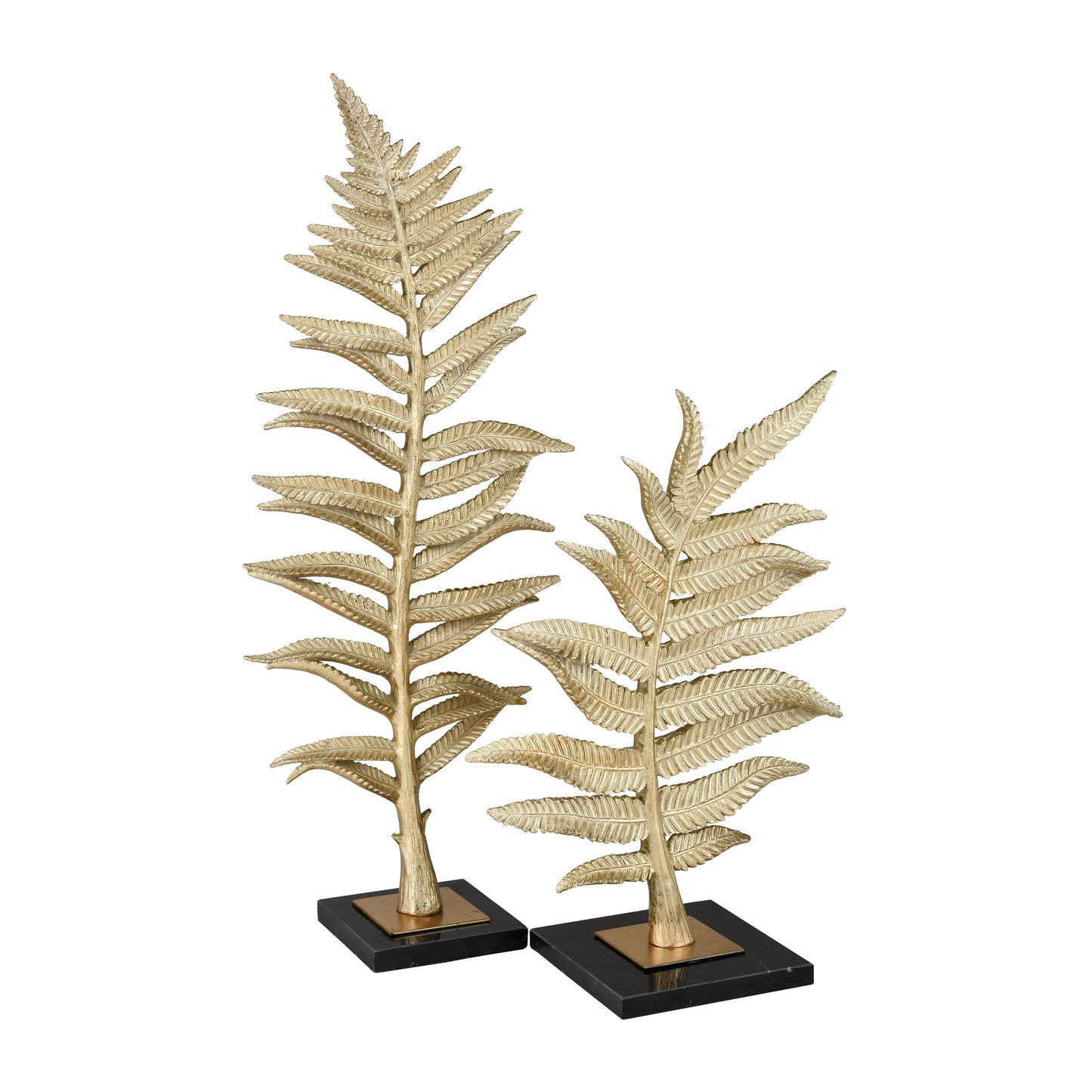 ELK STUDIO S0036-8951/S2 Fern Sculpture - Set of 2