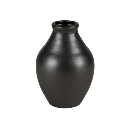 ELK STUDIO S0037-10194 Faye Vase - Small Black