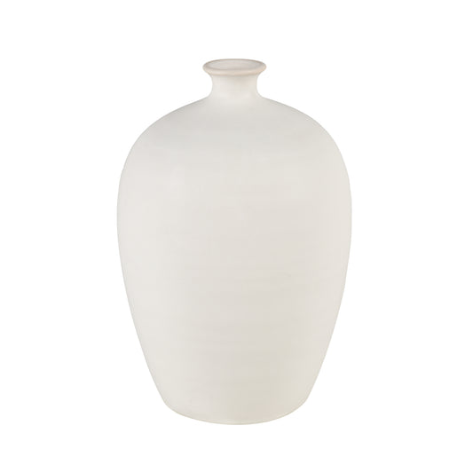 ELK STUDIO S0037-10197 Faye Vase - Medium White