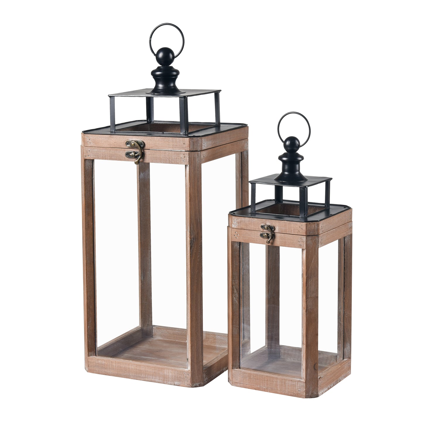 ELK STUDIO S0037-11304/S2 Dowd Lantern - Set of 2 Brown