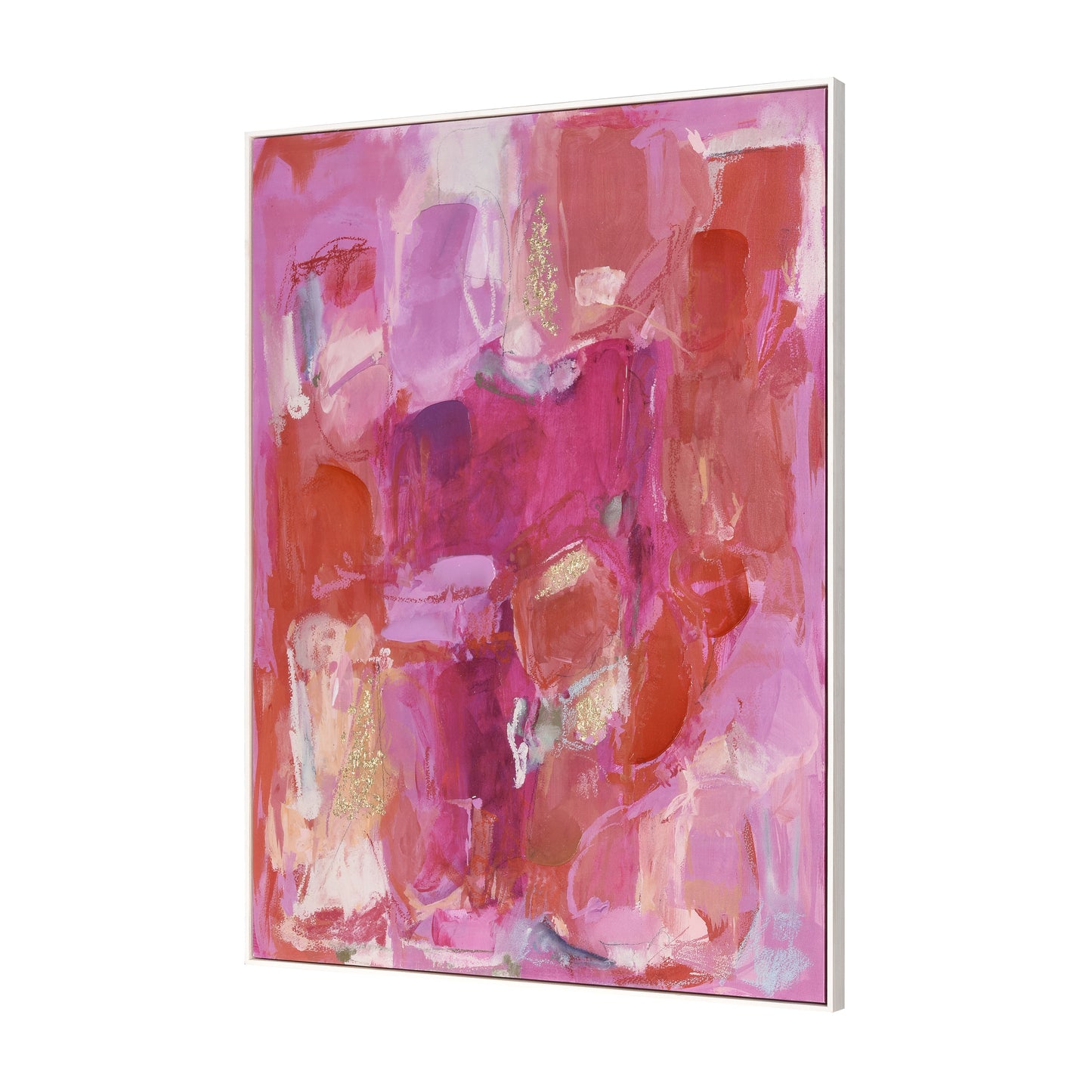 ELK STUDIO S0056-10451 Pink Flush Abstract Framed Wall Art