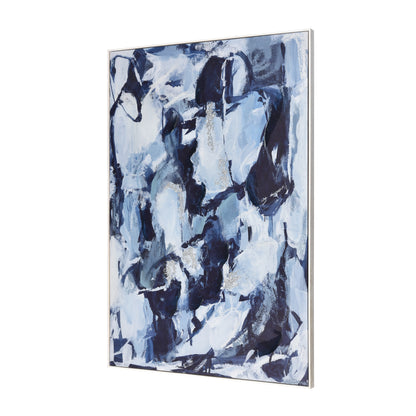 ELK STUDIO S0056-10452 Blue Flush Abstract Framed Wall Art