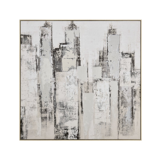 ELK STUDIO S0056-10628 Urban Mist Abstract Framed Wall Art