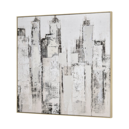 ELK STUDIO S0056-10628 Urban Mist Abstract Framed Wall Art