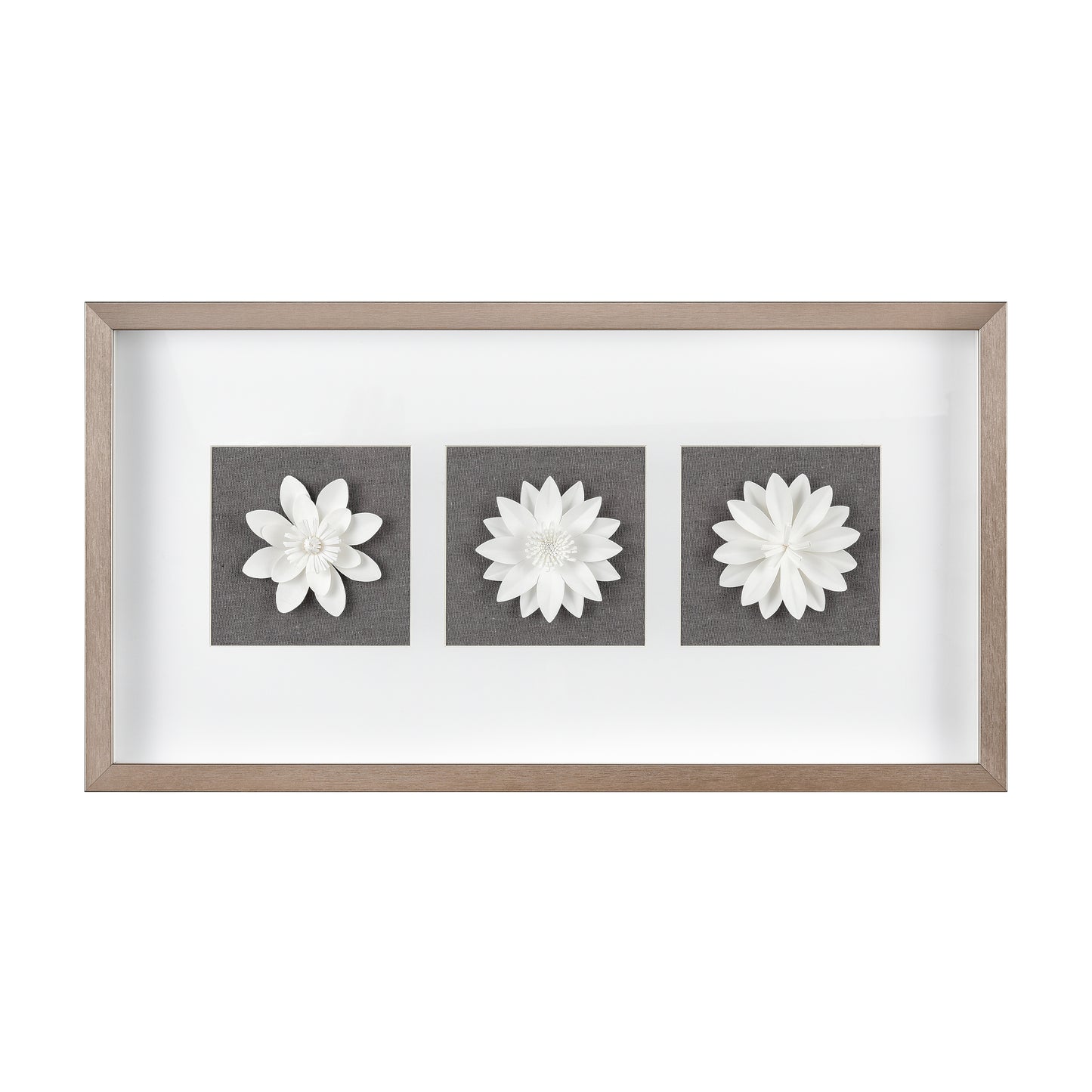 ELK STUDIO S0056-9833 Floral Shadow Framed Wall Art