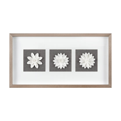 ELK STUDIO S0056-9833 Floral Shadow Framed Wall Art