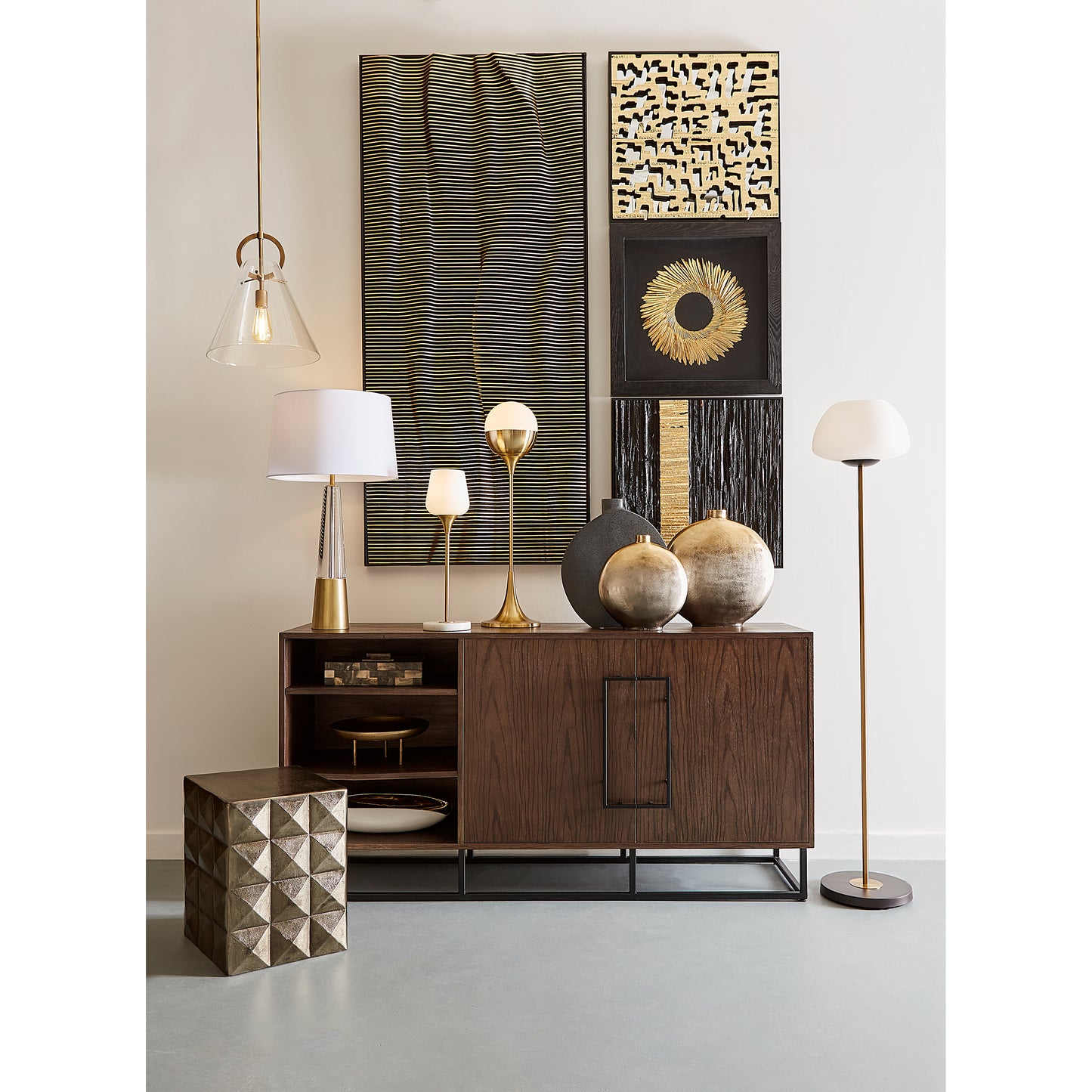 ELK STUDIO S0075-9433 Seaton Credenza