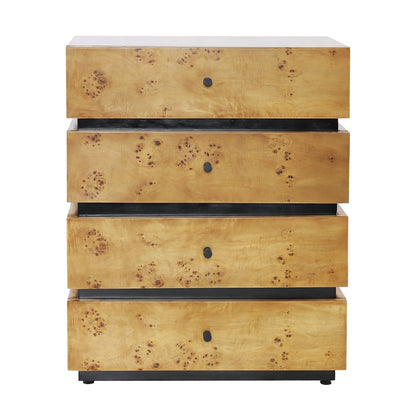 ELK STUDIO S0075-9856 Bromo Chest - Small Natural Burl