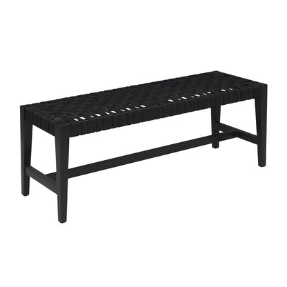 ELK STUDIO S0075-9962 Causeway Bench - Ebony