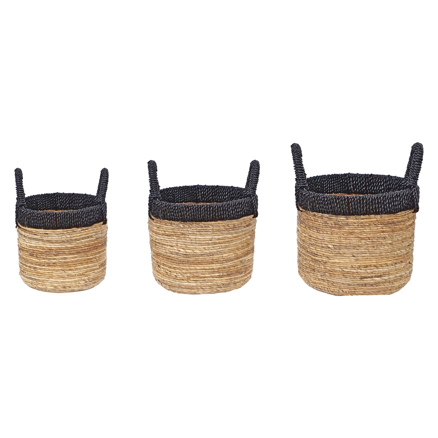 ELK STUDIO S0077-8234/S3 Holset Basket - Set of 3 Gray