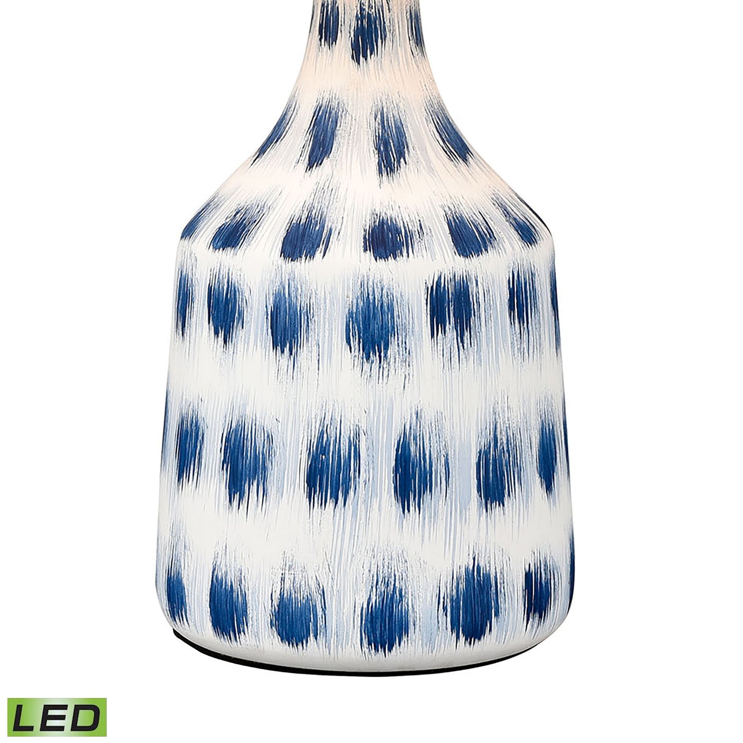 ELK STUDIO S019-7270-LED Colmar 18'' High 1-Light Table Lamp - Blue - Includes LED Bulb