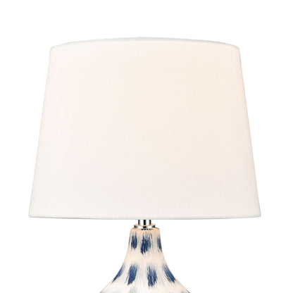 ELK STUDIO S019-7270 Colmar 18'' High 1-Light Table Lamp - Blue