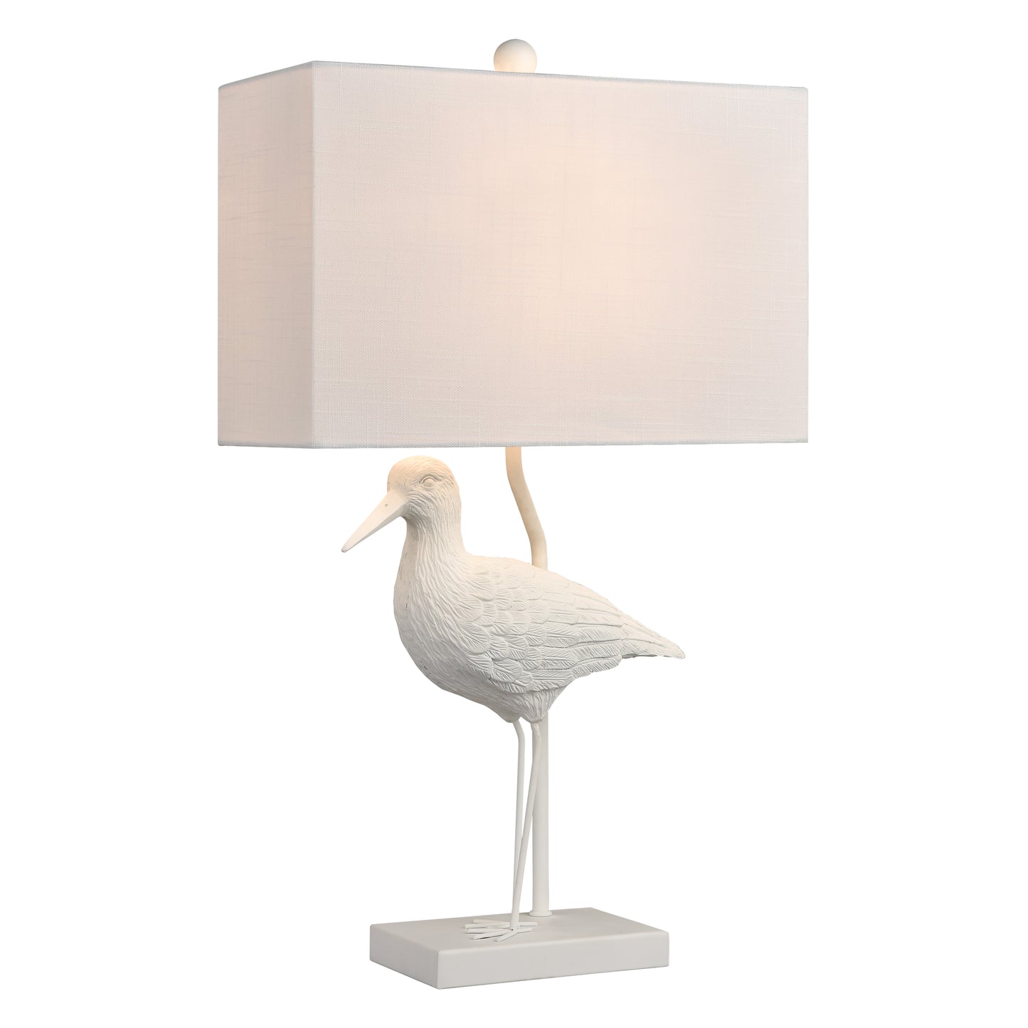 ELK STUDIO S019-7271-LED Wade 26'' High 1-Light Table Lamp - Matte White - Includes LED Bulb