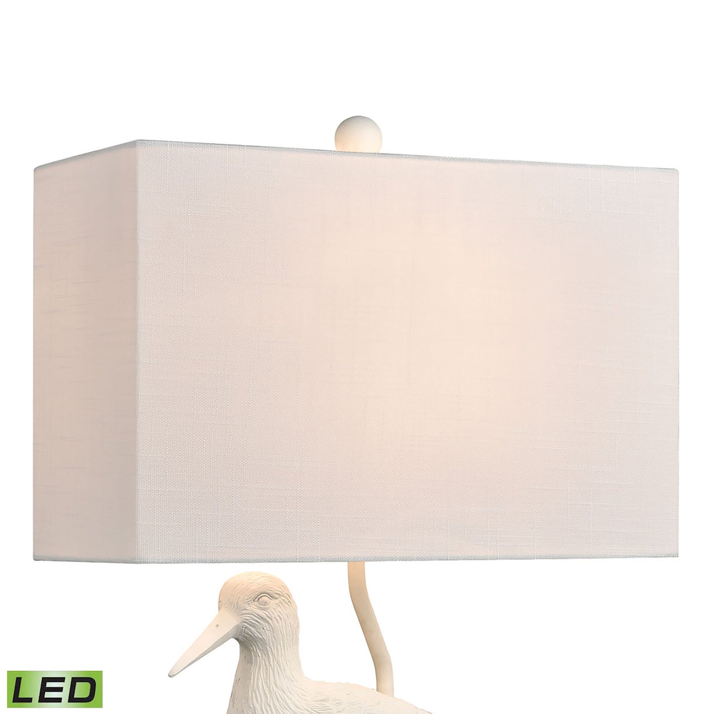 ELK STUDIO S019-7271-LED Wade 26'' High 1-Light Table Lamp - Matte White - Includes LED Bulb