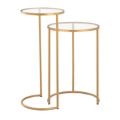 ELK STUDIO S0805-11201/S2 Marino Accent Table - Gold