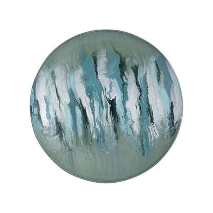 ELK STUDIO S0806-11356/S3 Spindrift Dimensional Wall Art - Set of 3 Seafoam Green Enamel