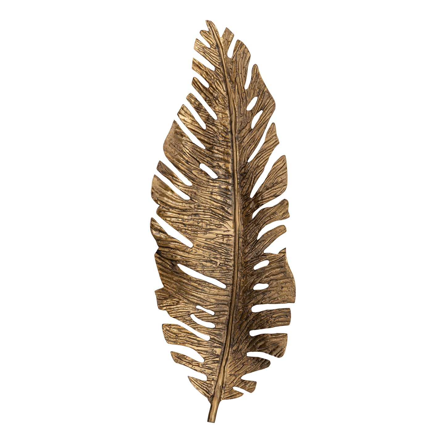 ELK STUDIO S0806-11370 Sago Leaf Dimensional Wall Decor - Antique Gold