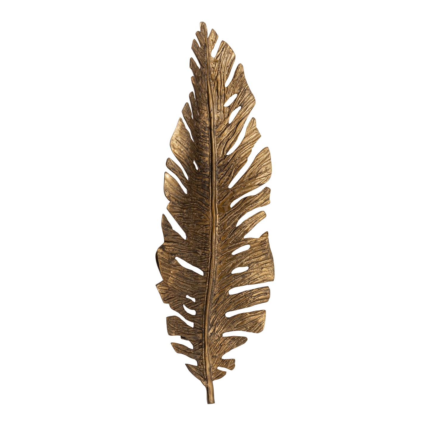 ELK STUDIO S0806-11370 Sago Leaf Dimensional Wall Decor - Antique Gold