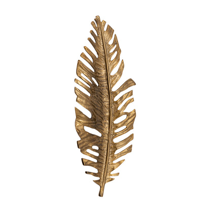 ELK STUDIO S0806-11370 Sago Leaf Dimensional Wall Decor - Antique Gold