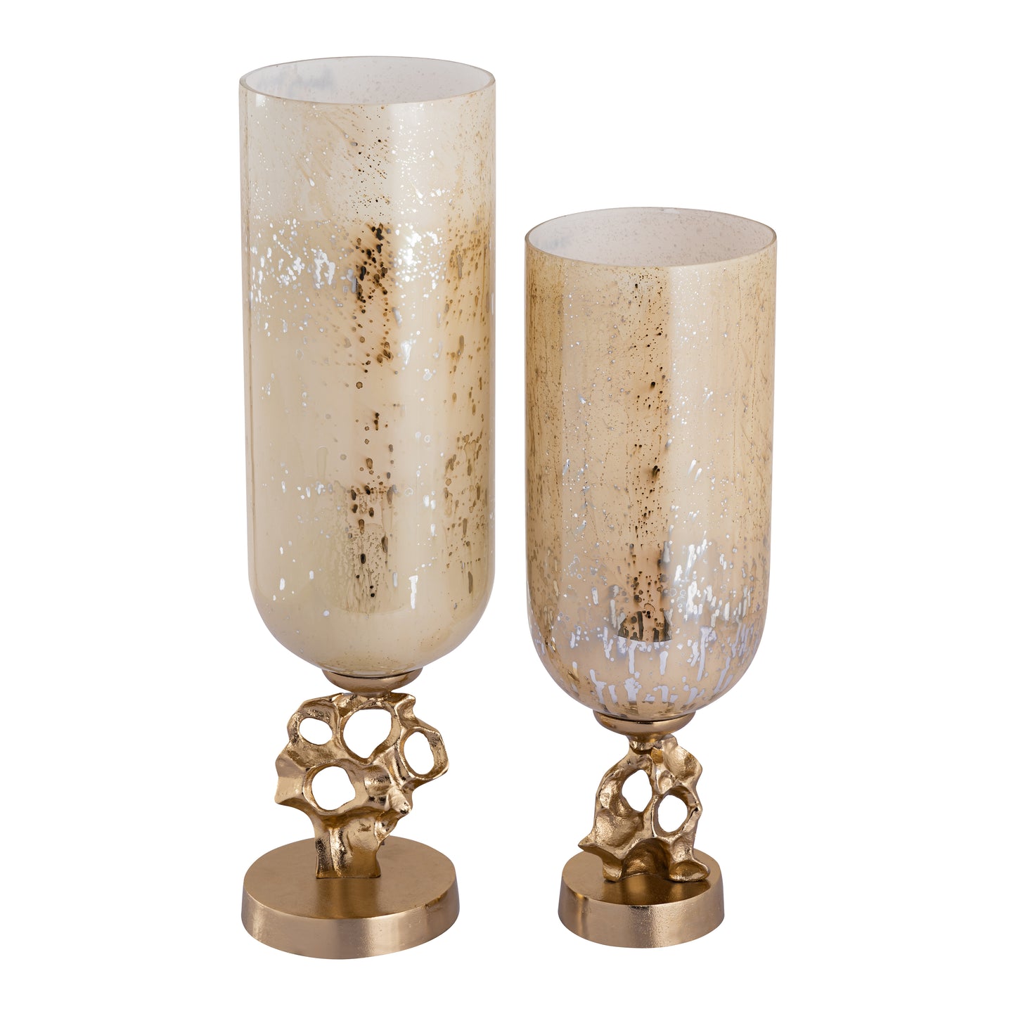 ELK STUDIO S0807-11353/S2 Radner Hurricane - Set of 2 Gold