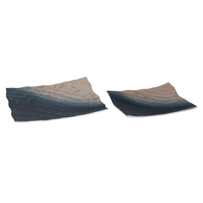 ELK STUDIO S0807-11361/S2 Colin Tray - Set of 2 Bronze Ombre