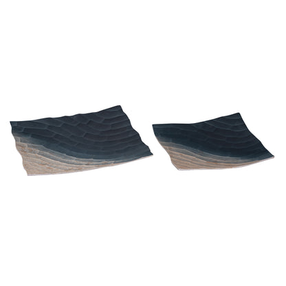 ELK STUDIO S0807-11361/S2 Colin Tray - Set of 2 Bronze Ombre