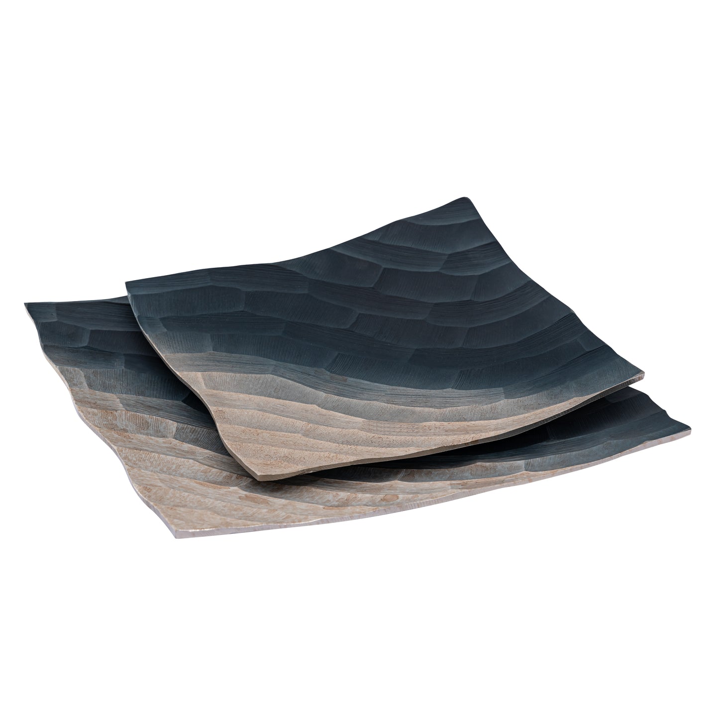 ELK STUDIO S0807-11361/S2 Colin Tray - Set of 2 Bronze Ombre