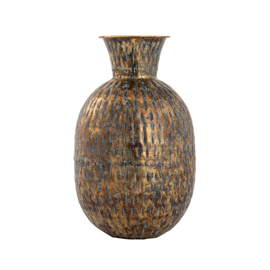 ELK STUDIO S0807-9777 Fowler Vase - Round Patinated Brass