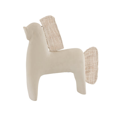 ELK STUDIO S0897-11415 Amigo Horse Object - Cream