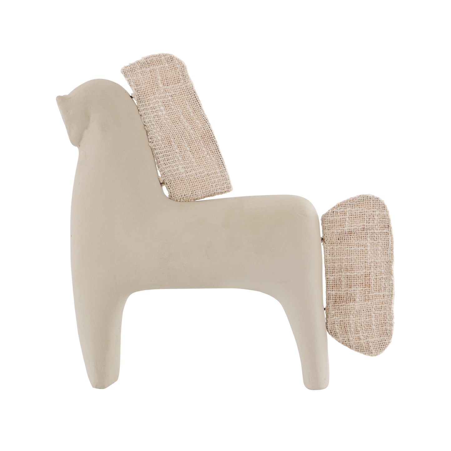 ELK STUDIO S0897-11415 Amigo Horse Object - Cream