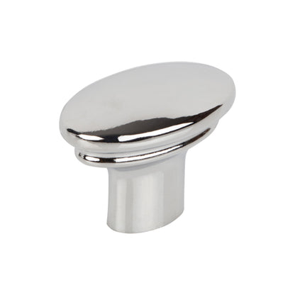 TOP KNOBS TK3051PC Julian 1 3/8" Length Oval Knob - Polished Chrome