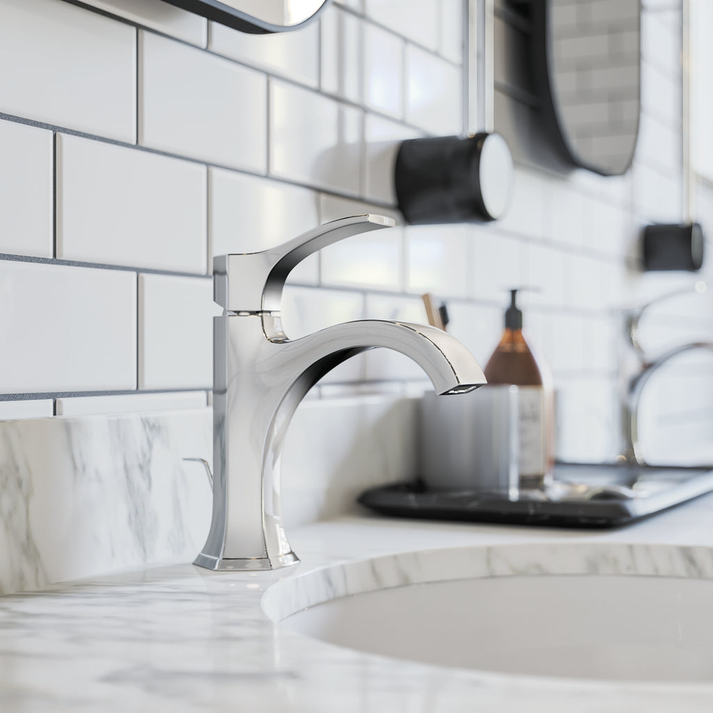HANSGROHE 04810000 Locarno Single-Hole Faucet 110 with Pop-Up Drain, 1.2 GPM - Chrome