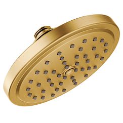 MOEN S176EP15BG Moen Brushed gold one-function 6-3/4" diameter spray head rainshower, Brushed Gold