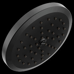 MOEN S178EPBL Matte black one-function 6-3/4" diameter spray head rainshower - Matte Black