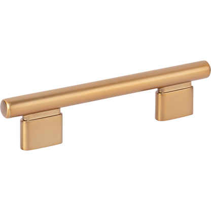 ATLAS A512-WB Holloway 3 3/4" Center to Center Bar Pull - Warm Brass
