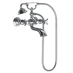 MOEN S22105 Weymouth Two-Handle Tub Filler Including Handheld Shower - Chrome