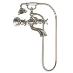 MOEN S22105BN Weymouth Two-Handle Tub Filler Including Handheld Shower - Brushed Nickel
