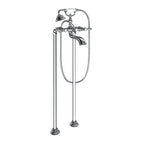 MOEN S22110 Weymouth Two-Handle Tub Filler Including Handheld Shower - Chrome