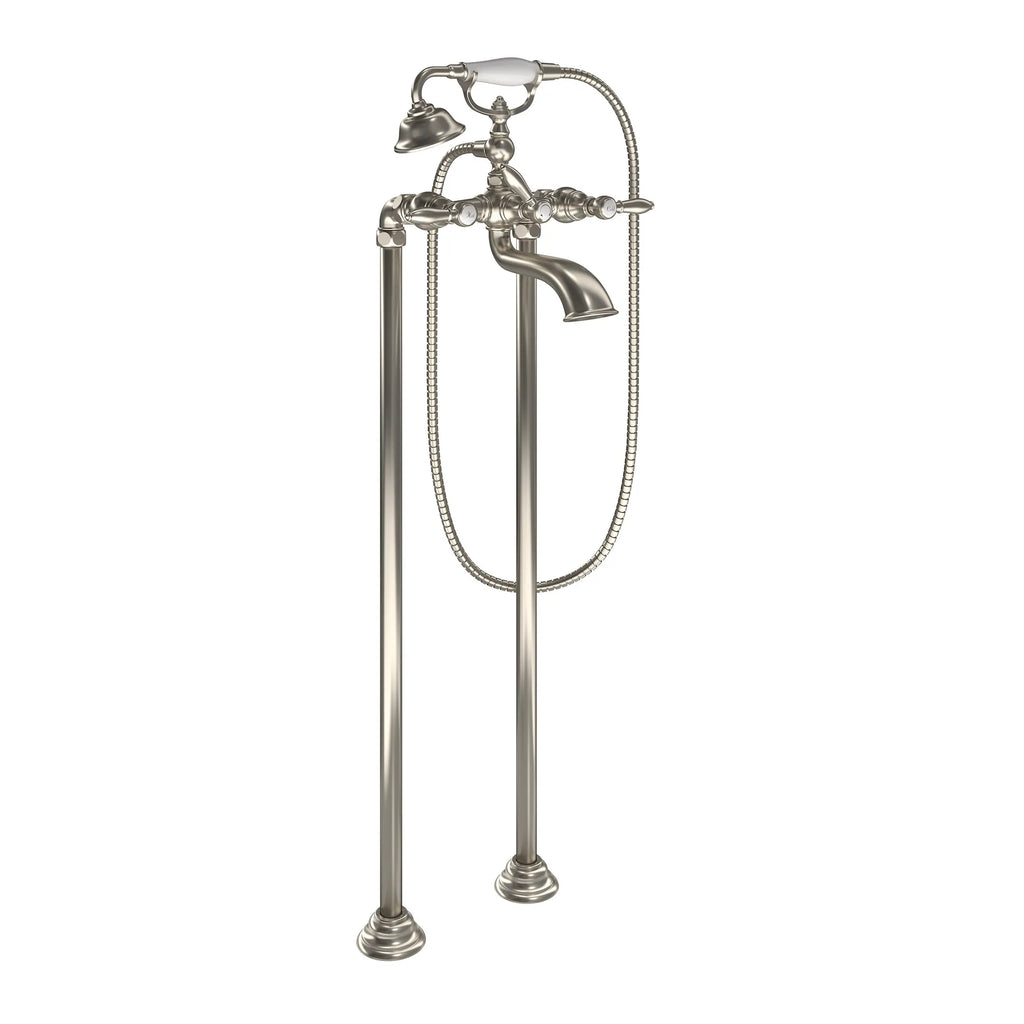 MOEN S22110BN Weymouth Two-Handle Tub Filler Including Handheld Shower - Brushed Nickel