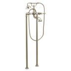 MOEN S22110NL Weymouth Two-Handle Tub Filler Including Handheld Shower - Polished Nickel