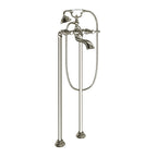 MOEN S22110NL Weymouth Two-Handle Tub Filler Including Handheld Shower - Polished Nickel