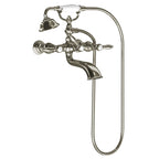 MOEN S22110NL Weymouth Two-Handle Tub Filler Including Handheld Shower - Polished Nickel