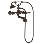 MOEN S22110ORB Weymouth Two-Handle Tub Filler Including Handheld Shower - Oil Rubbed Bronze