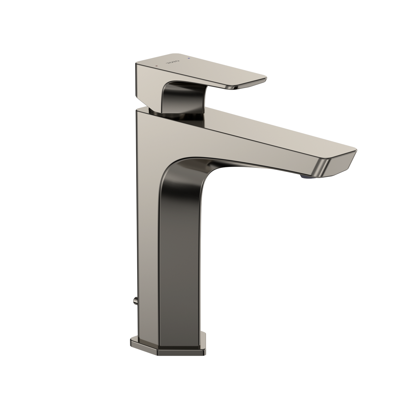 TOTO TLG07303U#PN GE 1.2 GPM Single Handle Semi-Vessel Bathroom Sink Faucet with COMFORT GLIDE Technology , Polished Nickel