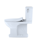 TOTO MS494234CEMFRG#01 Connelly Two-Piece Elongated Dual Flush 1.28 And 0.9 Gpf With Cefiontect And Right Lever - Cotton White